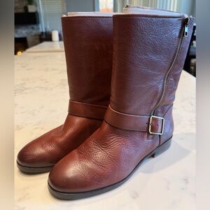Ann Taylor Brown Ankle Boots